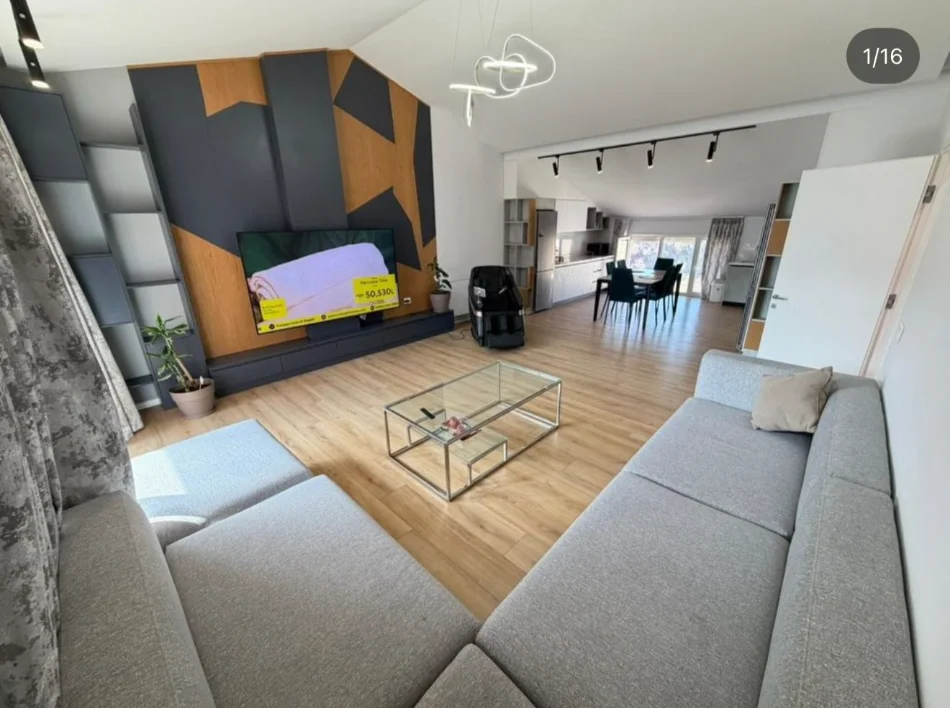 Tirane, jepet me qera apartament 2+1+Ballkon Kati 3, 100 m² 1.100 € (Secret Garden Teg)