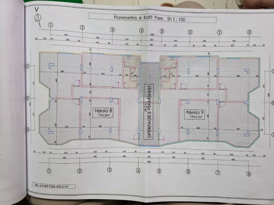 Durres, shitet ambjent biznesi Kati 1, 193 m² (Rruga Adria, Ura Dajlanit, Kopesht Cerdhe Amla, Durres)