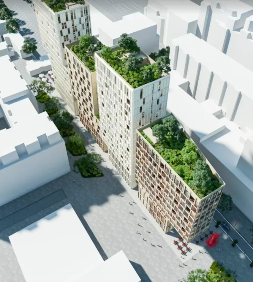 Tirane, shitet apartament 1+1+Ballkon Kati 13, 60 m² 145.900 € (Soho Towers Residence)