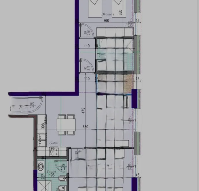 Tirane, shitet apartament 2+1 Kati 4, 96 m² 144.060 € (TIRANA ENTERY 2)