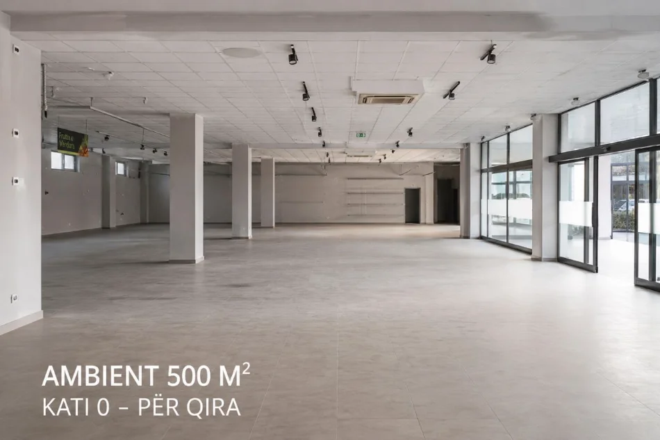 Tirane, jepet me qera ambjent biznesi Kati 0, 500 m² 3.500 € (Kodra e Diellit)