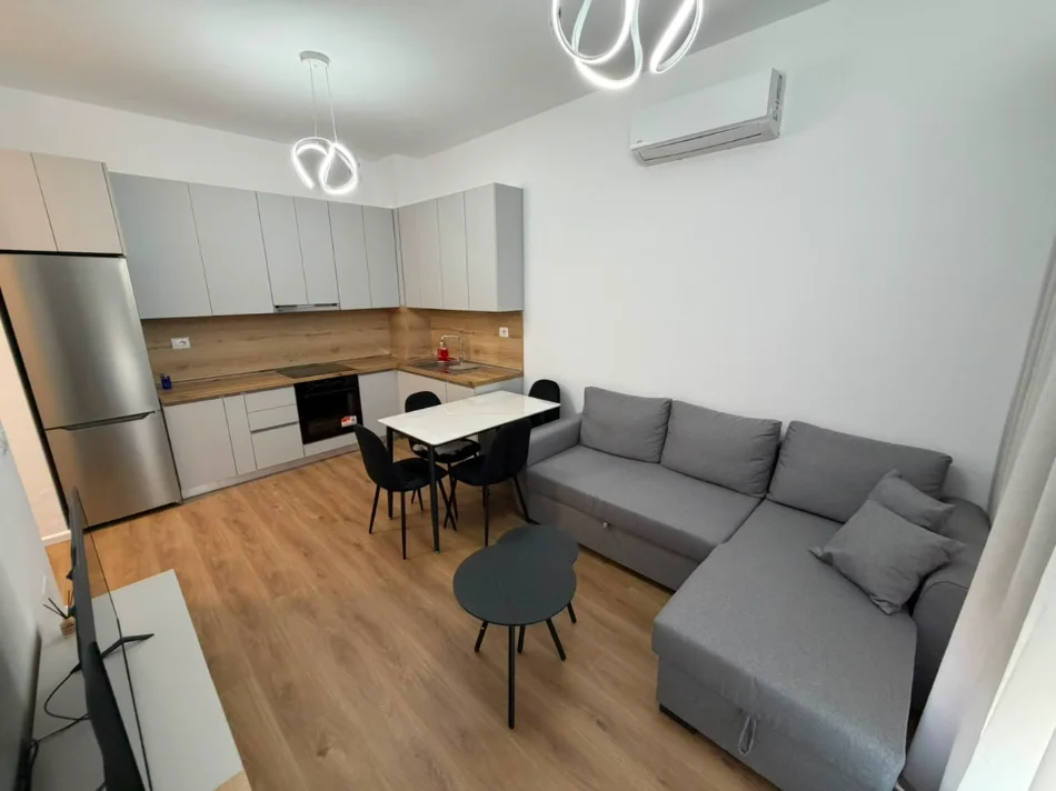 Tirane, jepet me qera apartament 1+1 Kati 2, (Ali Demi)