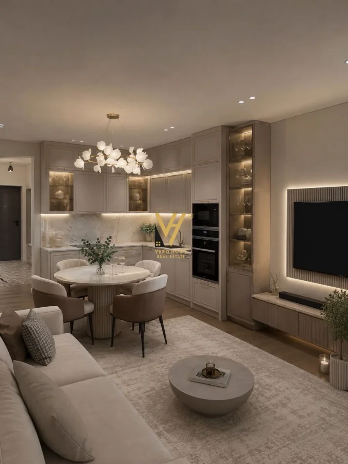 Tirane, jepet me qera apartament 1+1+Ballkon Kati 8, 75 m² 1.100 € (MINE PEZA)