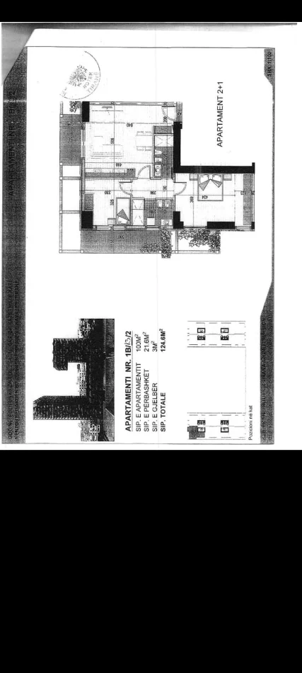 Tirane, jepet me qera zyre Kati 15, 124 m² 1.300 € (Garden Building 21 Dhjetori)