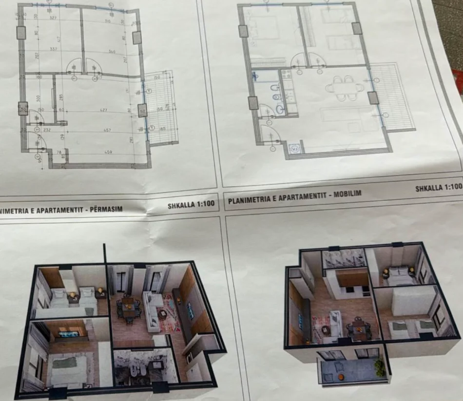 Durres, shitet apartament 2+1 Kati 4, 91 m² (Durres)
