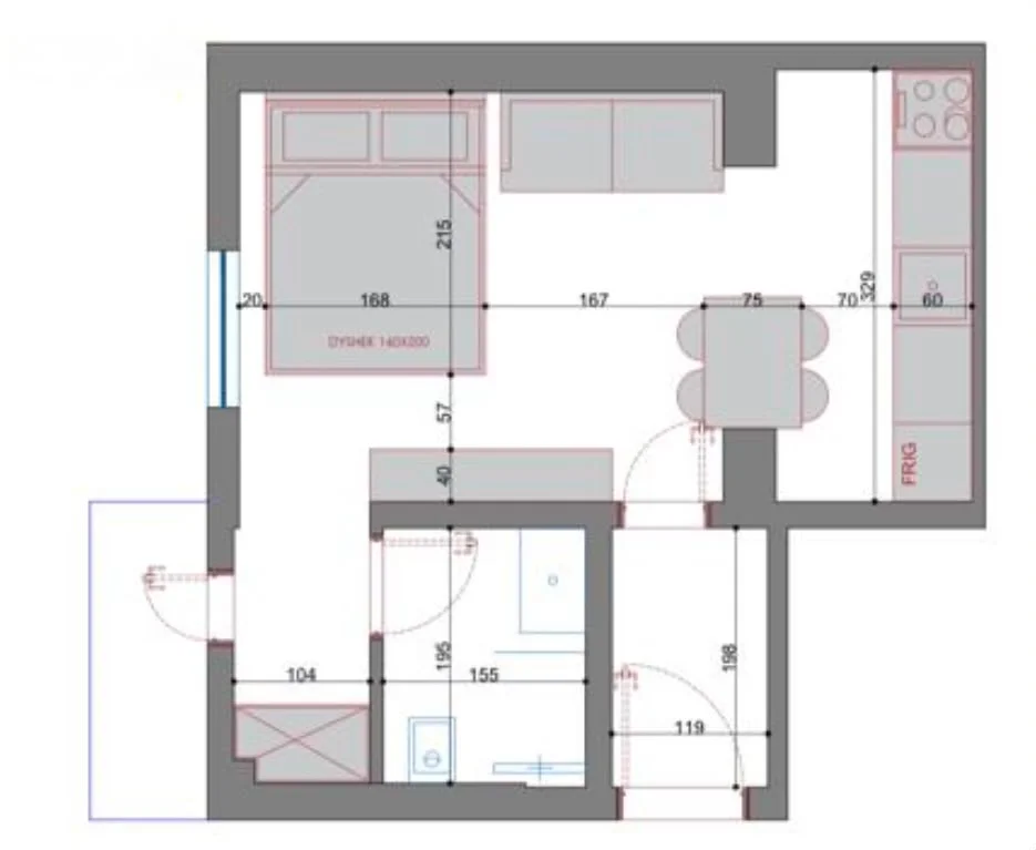 Tirane, shitet apartament 1+1 Kati 4, 34 m² 120.000 € (Pazari i Ri)