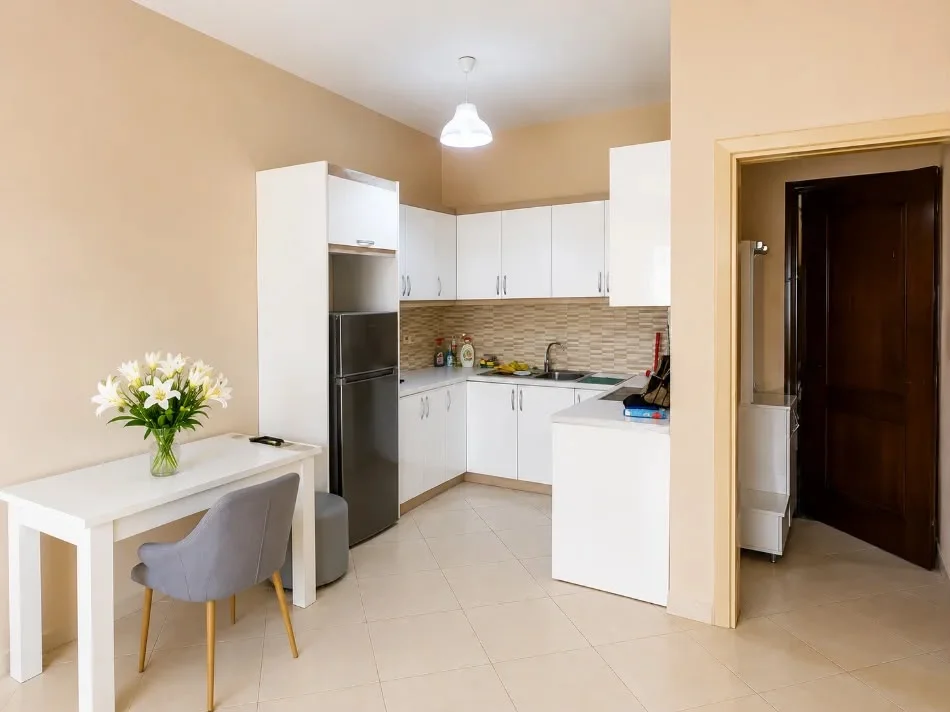 Tirane, jepet me qera apartament 1+1 Kati 8, 60 m² 420 € (ASTIR)