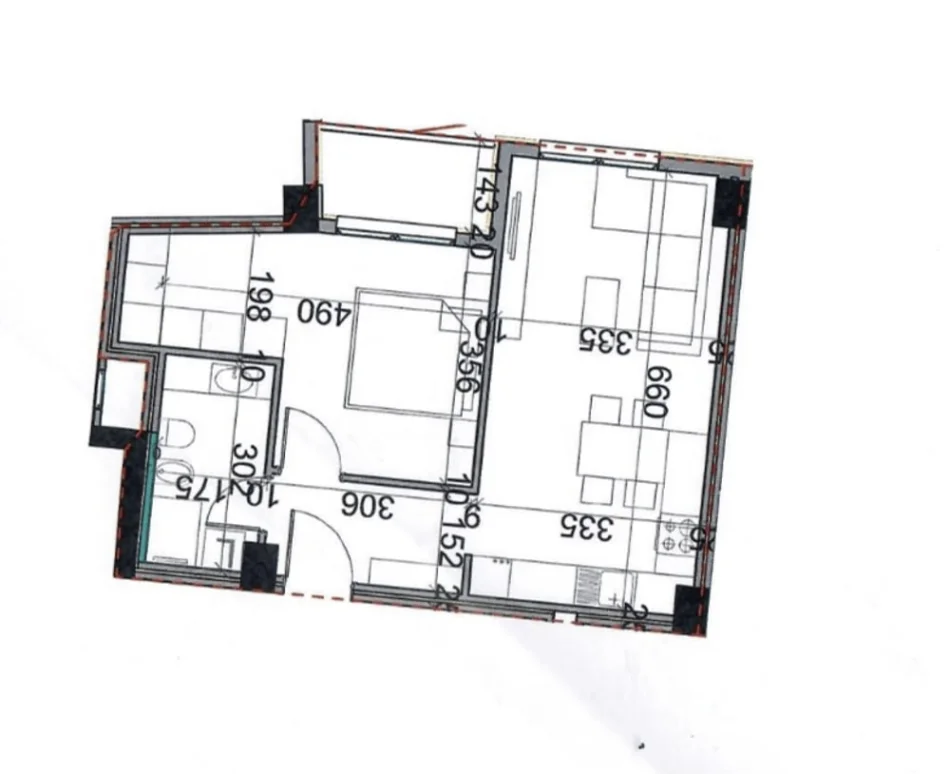 Tirane, shitet apartament 1+1 Kati 3, 70 m² 84.000 € (Rruga Mehmet Gjevori)