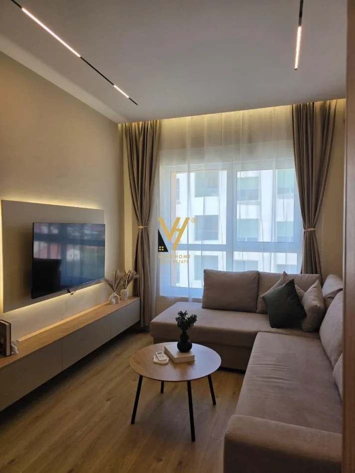 Tirane, jepet me qera apartament 1+1+Ballkon Kati 5, 57 m² 470 € (ALI DEMI)