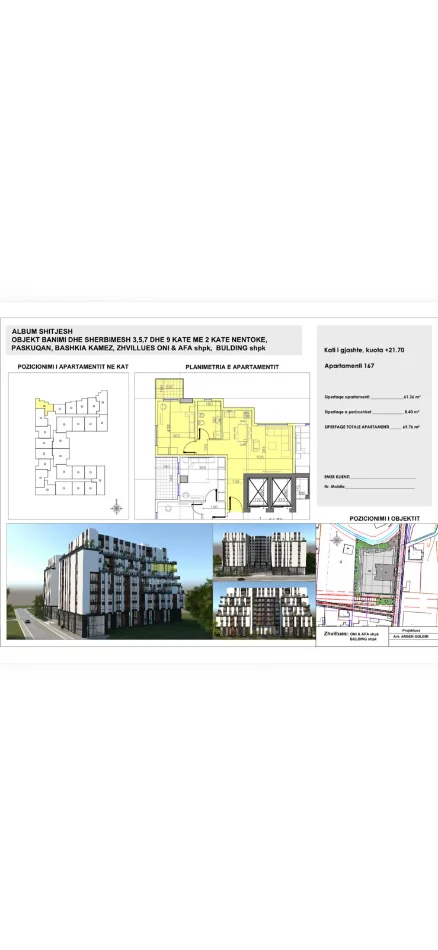Tirane, shitet apartament 1+1 Kati 1, 70 m² 83.600 € (paskuqan)