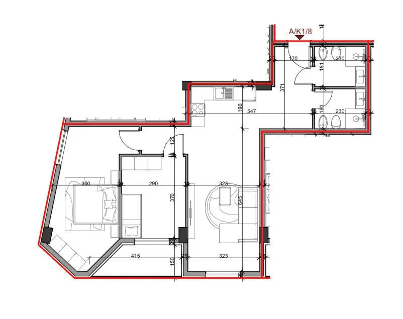 Tirane, shitet apartament 2+1 , 108 m² 108.200 € (Paskuqan)