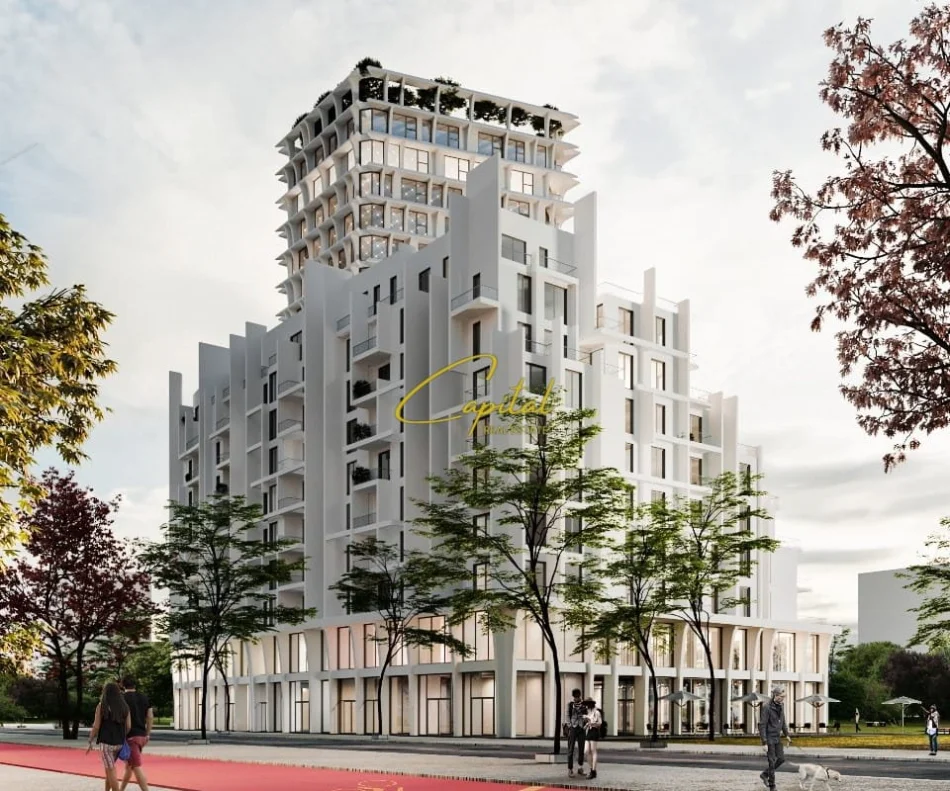 Tirane, jepet me qera apartament 1+1 Kati 3, 76 m² 181.000 € (BULEVARDI I RI)