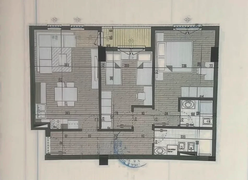 Tirane, shitet apartament 2+1 , 93 m² 120.900 € (univers city)