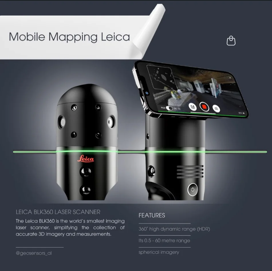 Tirane, ofroj LEICA BLK360 – SKANER LASERIK 3D PËR TOPOGRAFI, BIM DHE NDËRTIM