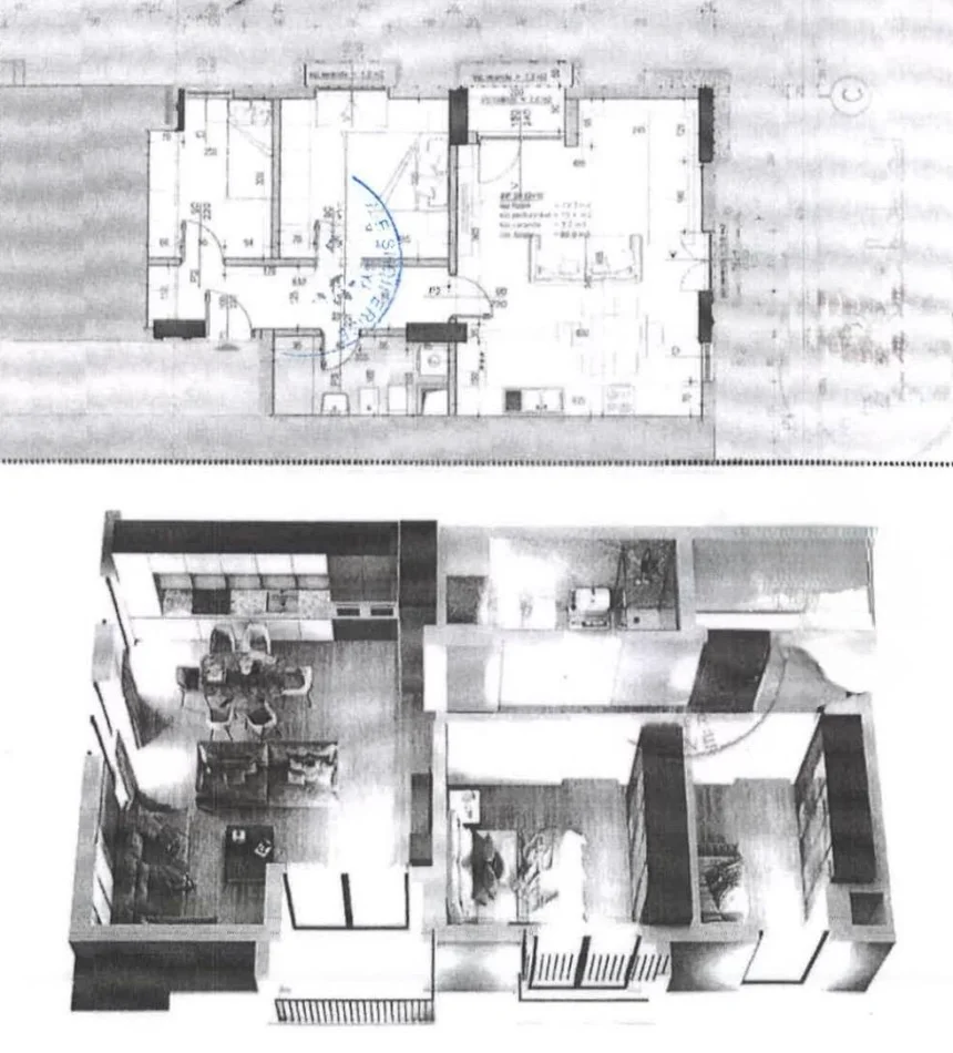 Tirane, shitet apartament 2+1 Kati 4, 87 m² 92.124 € (Institut)