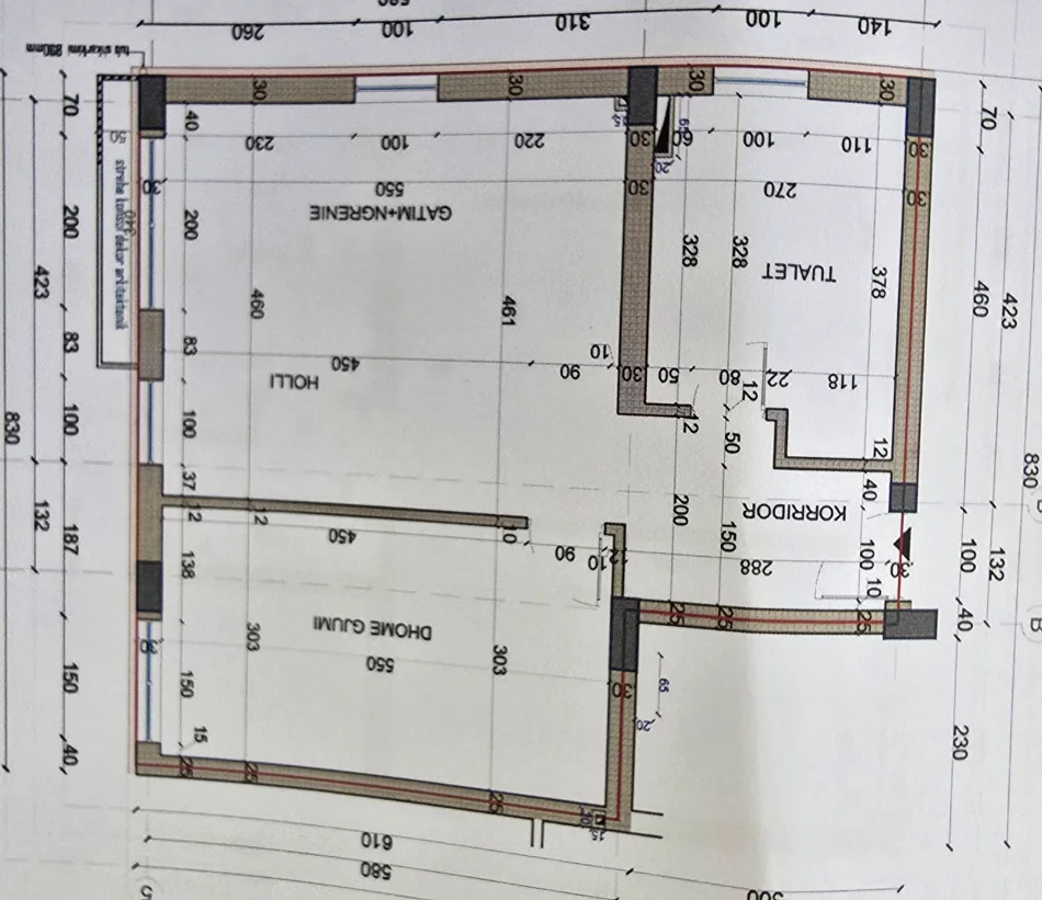 Tirane, shes apartament 1+1+Ballkon Kati 1, 75 m² 86.000 € 