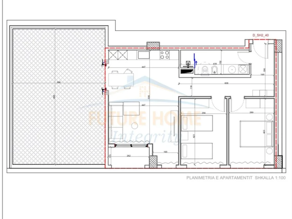 Tirane, shitet apartament 2+1+Post Parkimi Kati 3, 141 m² 223,60400 leke (Rezidenca Splendor, në Porcelan)
