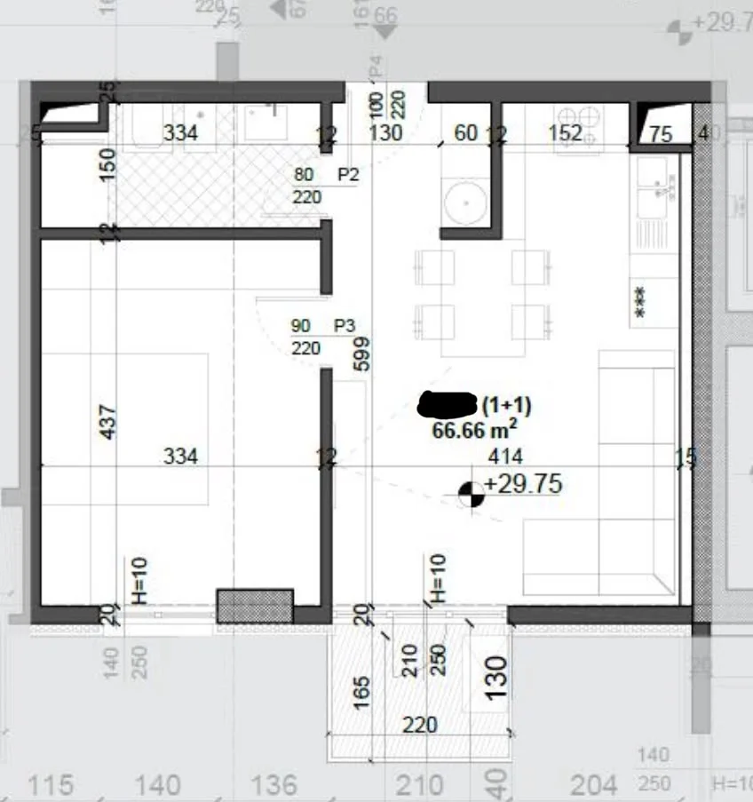 OKAZIONNNN shitet apartament 1+1+Ballkon Kati 8, 67 m² 103.323 € (Meis Garden Ish Fusha e Aviacionit)