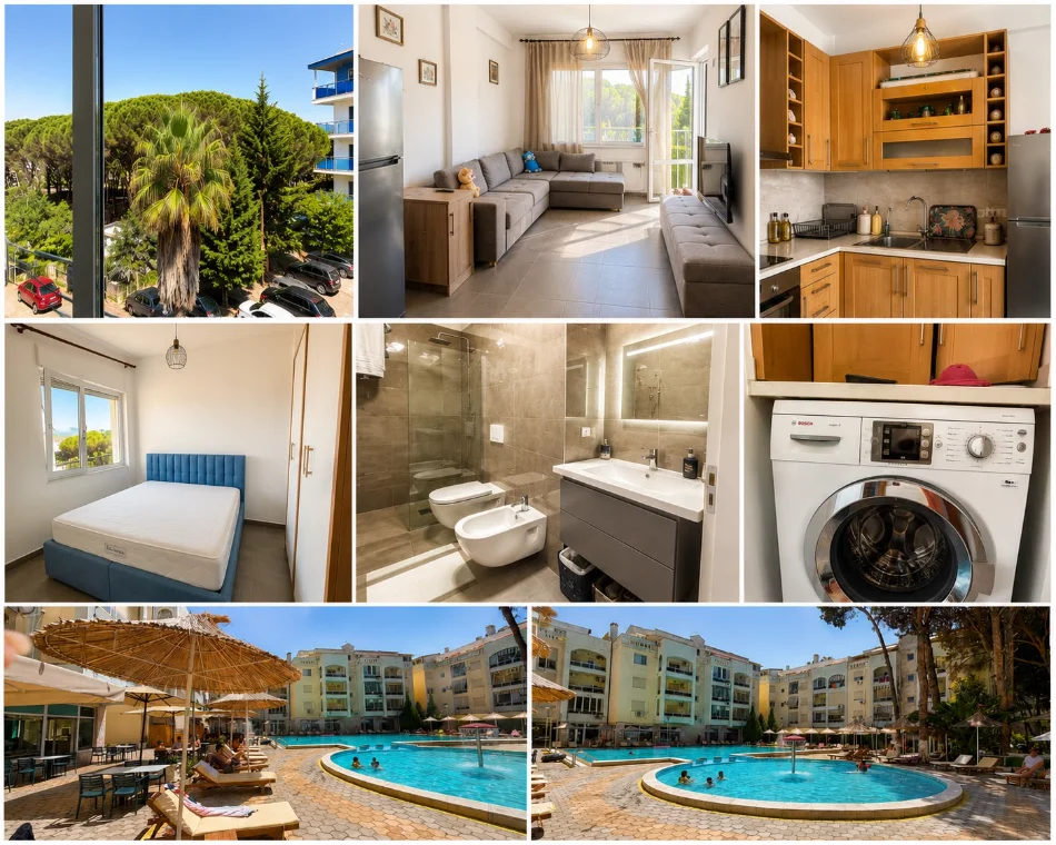 Durres, shitet apartament 1+1 Kati 2, 54 m² 92.000 € (Mali i Robit)