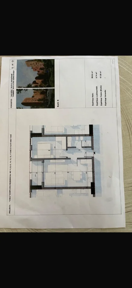 Tirane, shes apartament 1+1+Ballkon Kati 8, 67 m² 105.775 € (Rezidenca Alb Edil, 5 Maji)