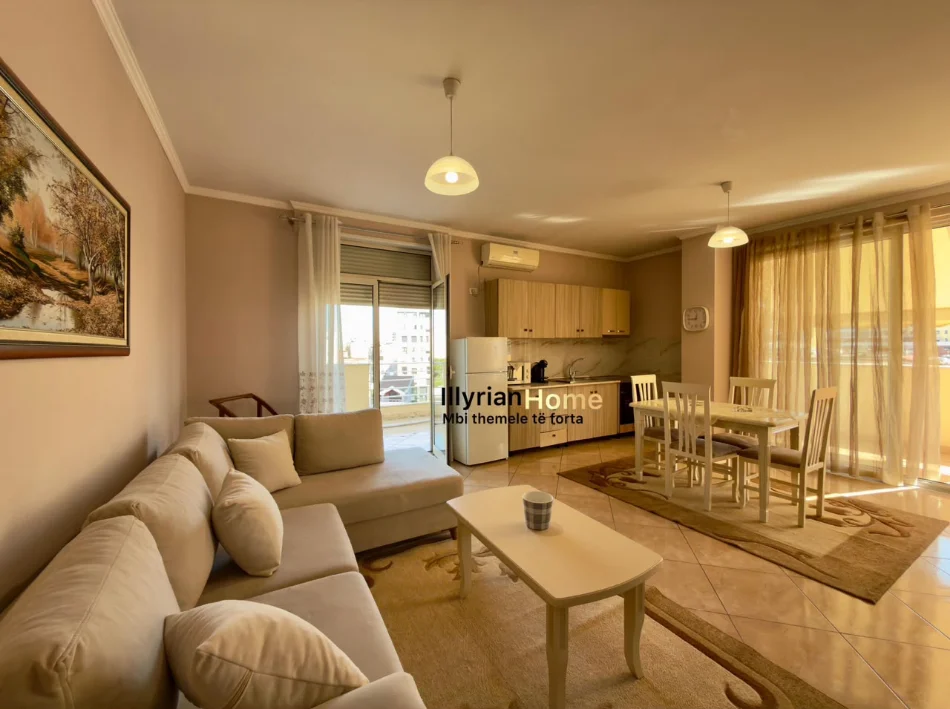 Tirane, jepet me qera apartament 1+1 Kati 6, 128 m² 600 € (Rruga Tefta Tashko)