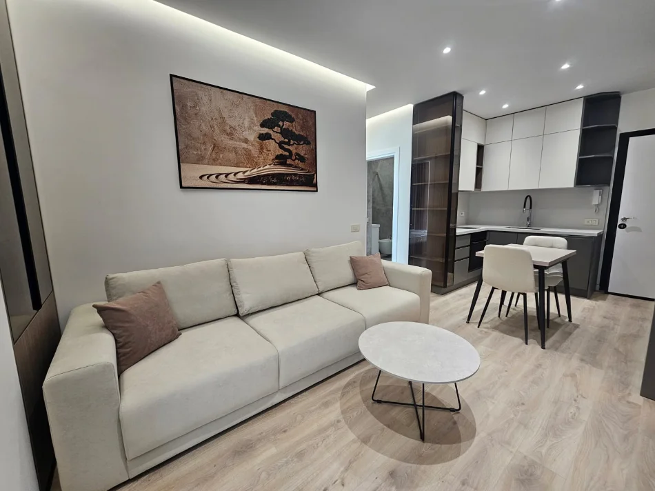 Tirane, jepet me qera apartament 1+1+Ballkon Kati 4, 68 m² 1.000 € (Rruga Mine Peza)