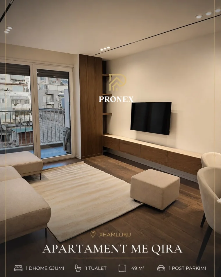 Tirane, jepet me qera apartament 1+1 Kati 4, 50 m² 700 € (Rruga Xhanfize Keko)