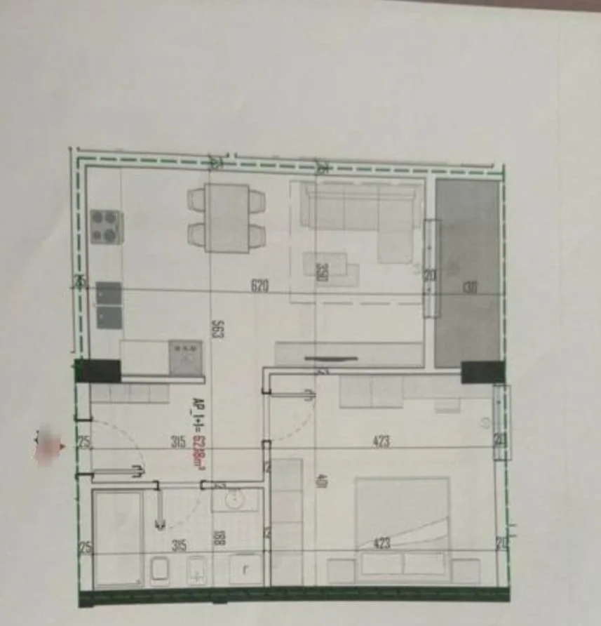 Tirane, shitet apartament 1+1+Ballkon Kati 5, 72 m² 57.700 € (Kamez)