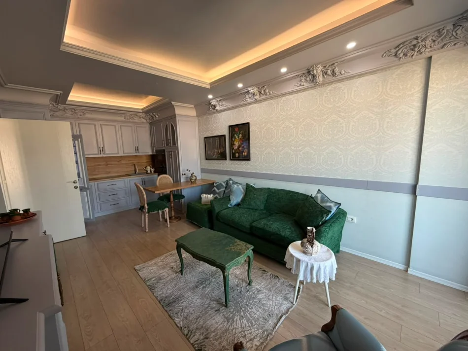 Tirane, jepet me qera apartament 1+1 Kati 9, (ASL)