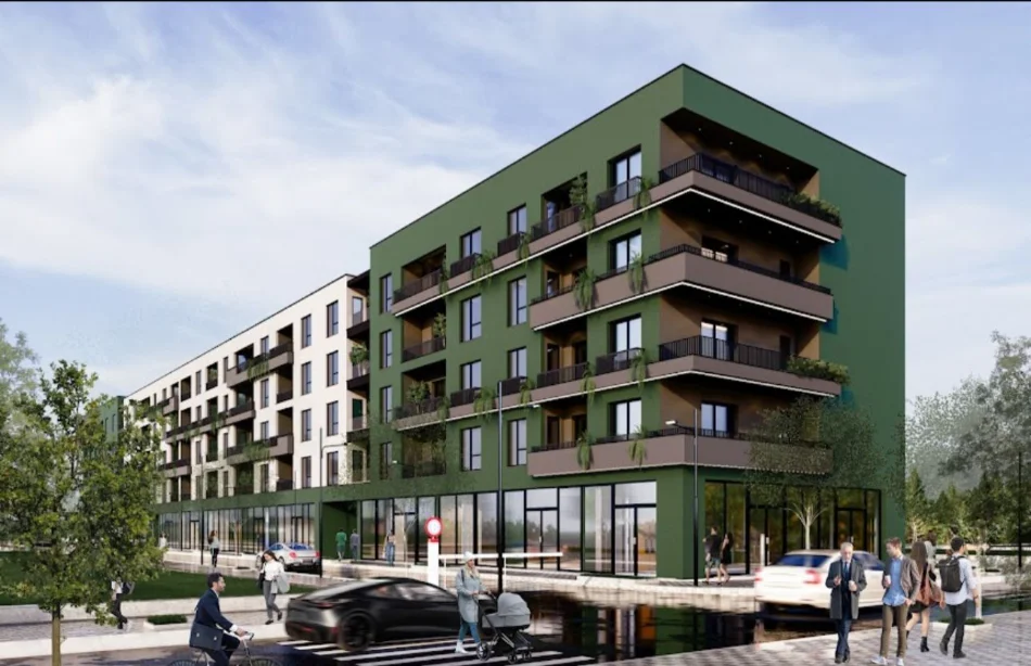 Tirane, shitet apartament 2+1+Ballkon Kati 6, 98 m² 94.000 € (Green Residence, Rrethi i Bathores)