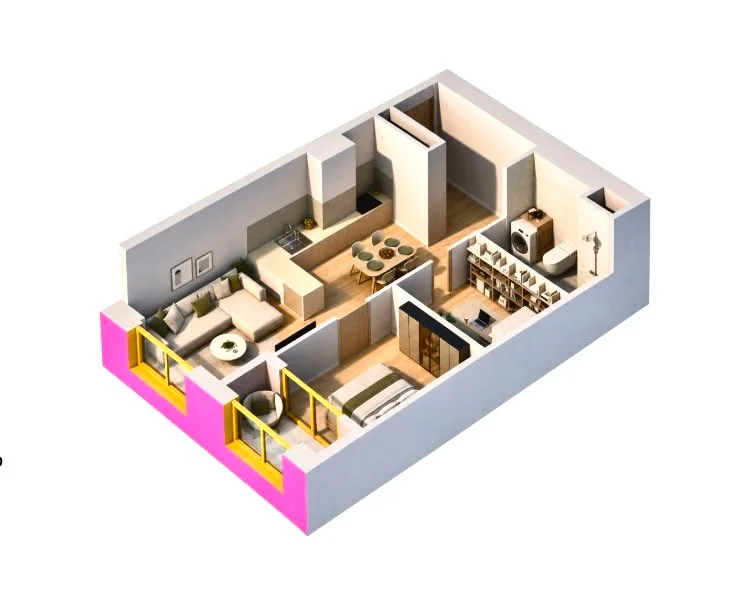 Tirane, shitet apartament 1+1 Kati 17, 76 m² 126.000 € (Shkoze)