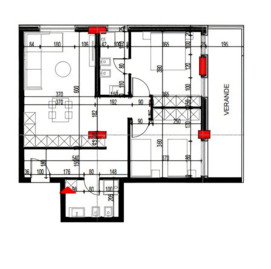 Tirane, shitet apartament 2+1+Aneks+Ballkon Kati 5, 111 m² 125.000 € (paskuqan)