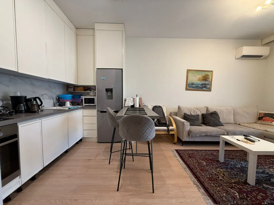 Tirane, jepet me qera apartament 1+1+Aneks , 600 € (xhamlliku , oxhaku)