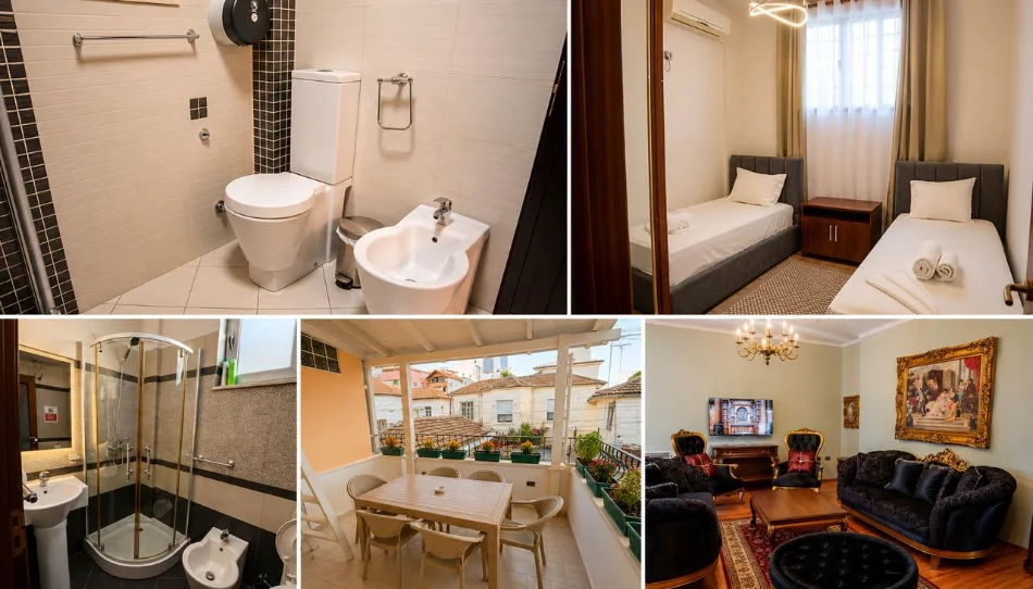 Tirane, jepet me qera apartament Vile 2 Katshe Kati 2, 217 m² 1.200 € (Rruga e Kavajes)