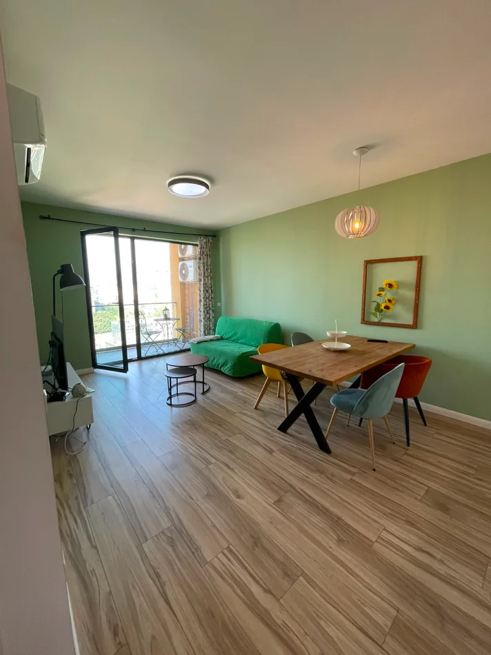 Tirane, jepet me qera apartament 1+1+Ballkon Kati 10, 70 m² 600 € (Astir, Future Home Residence)
