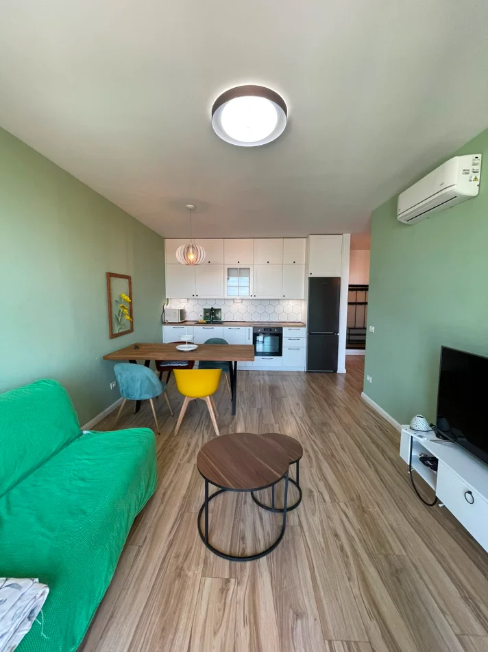 Tirane, jepet me qera apartament 1+1+Ballkon Kati 10, 70 m² 600 € (Astir, Future Home Residence)
