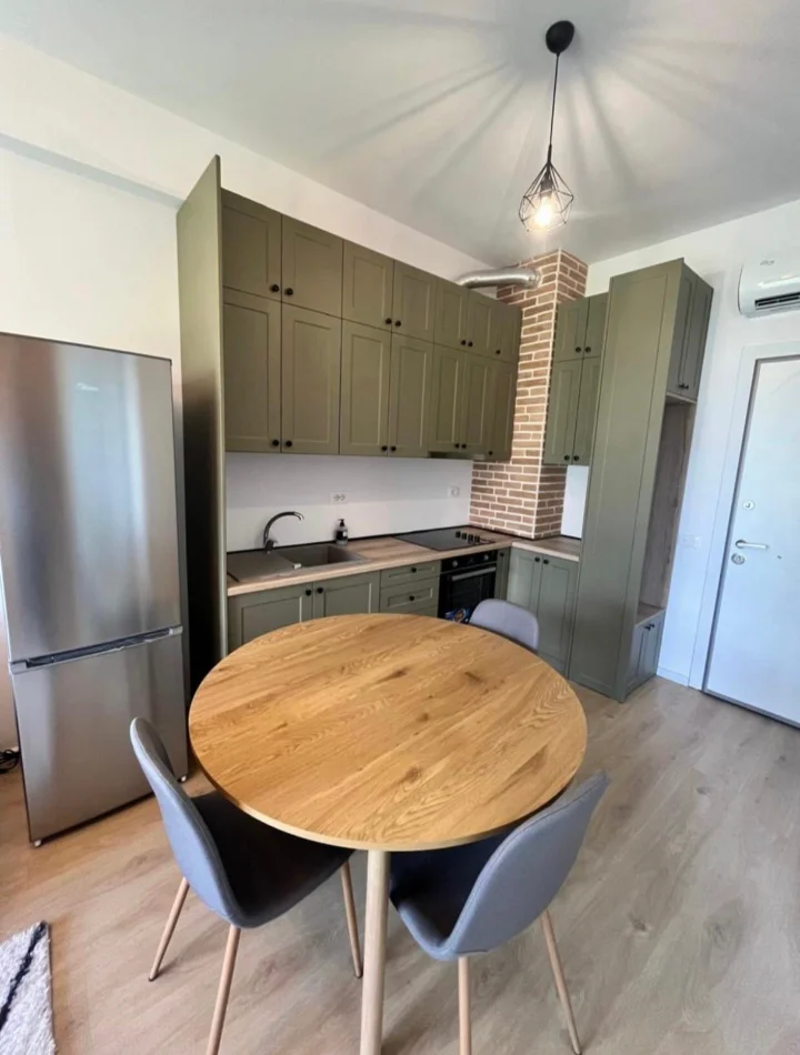 Tirane, jepet me qera apartament 1+1 Kati 4, 60 m² 450 € (Kompleksi Kadiu)