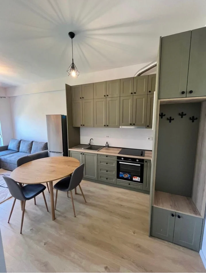 Tirane, jepet me qera apartament 1+1 Kati 4, 60 m² 450 € (Kompleksi Kadiu)