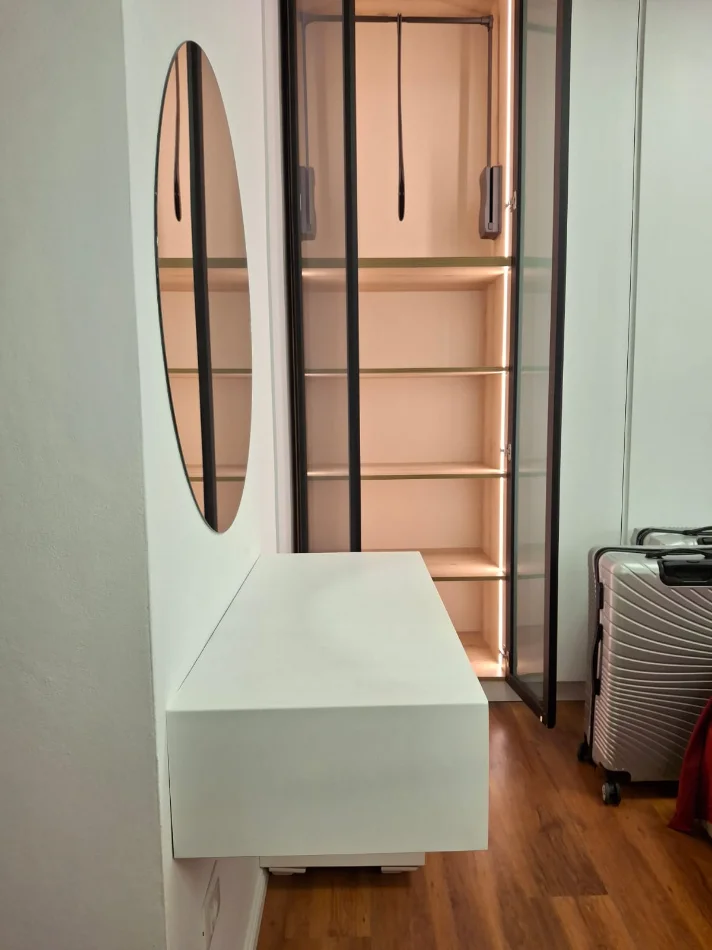 Tirane, jepet me qera apartament 1+1 Kati 5, 65 m² 600 € (Mbrapa Vizion Plus)