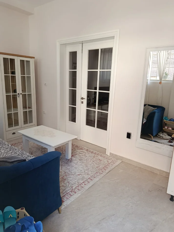 Tirane, jepet me qera apartament 1+1 Kati 1, 75 m² 550 € (Vasil Shanto, shkolla Besnik Sykja)