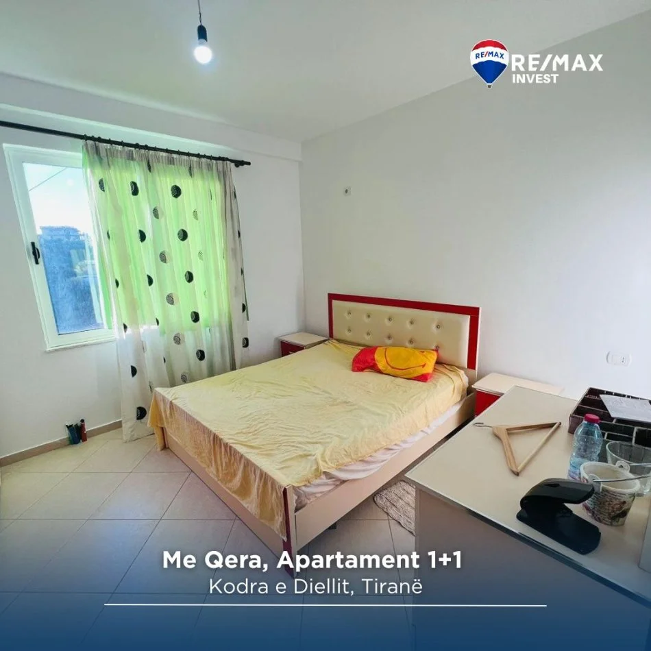 Tirane, jepet me qera apartament 1+1 Kati 4, 60 m² 450 € (prane kompleksit eleonora)