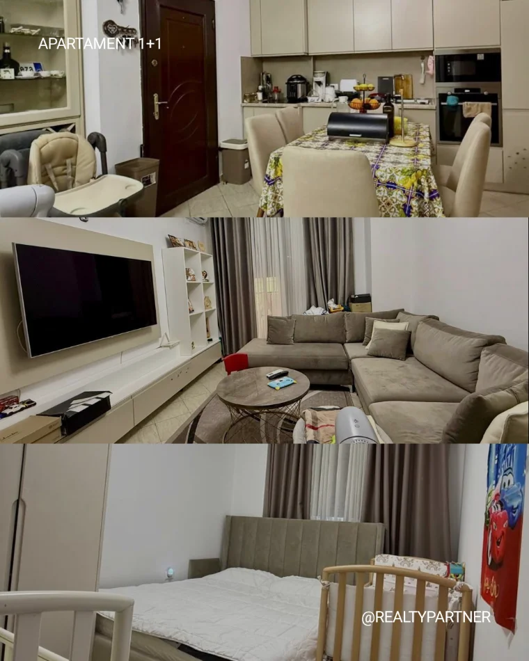 Tirane, shitet apartament 1+1 Kati 1, 56 m² 97.000 € (Kombinat)