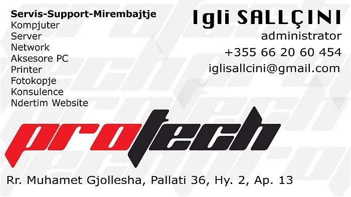 Tirane, - NEWPROTECH - SHERBIM PROFESIONAL IT
