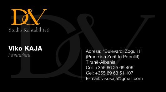 Tirane, - D&V Studio Kontabiliteti ofrojme keto sherbime