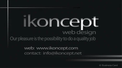 ikoncept studio programim dhe dizejnim faqe interneti dhe grafik logo dizain.