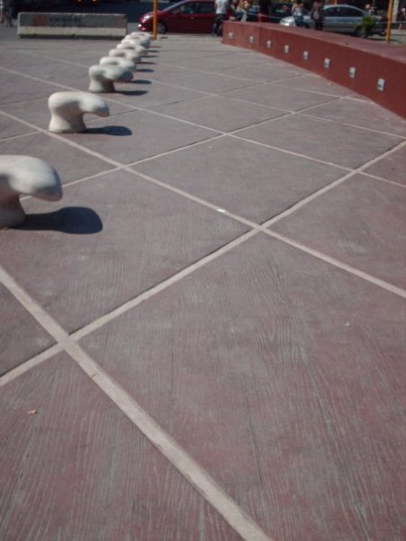 Tirane, - Shtresa Dekorative me Stampime në Beton !