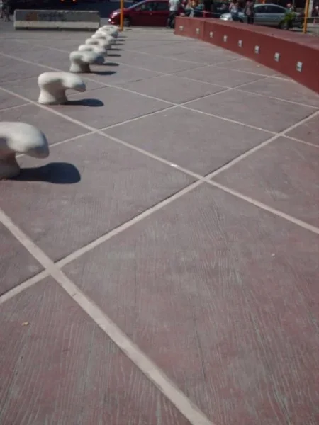 Tirane, - Shtresa Dekorative me Stampime në Beton !