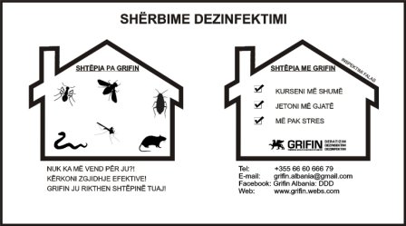 Tirane, - SHERBIM DEZINFEKTIMI