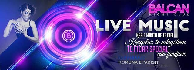 Tirane, - Balcan Club live music