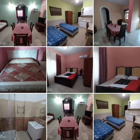 Velipoje, jap me qera apartament ne plazh 1+1+BLK Kati 1, 45 m² 20 Euro (Shtepia e Peshkatarve)
